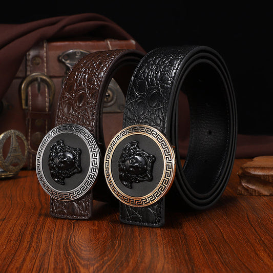 2025 Medusa Biggie Leather Belt